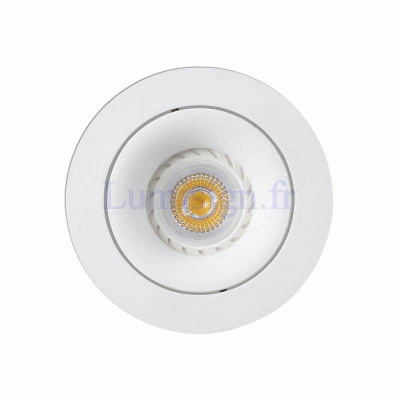 Spot encastrable Spot encastrable orientable ARGON rond blanc Faro Lumisign