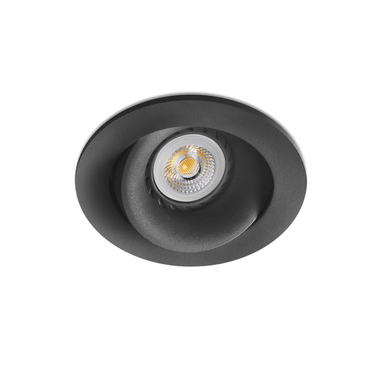 Spot encastrable Spot encastrable orientable ARGON rond noir Faro Lumisign