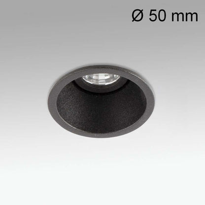 Spot encastrable Spot encastrable orientable FOX Ø 50 mm LED 5W noir Faro Lumisign