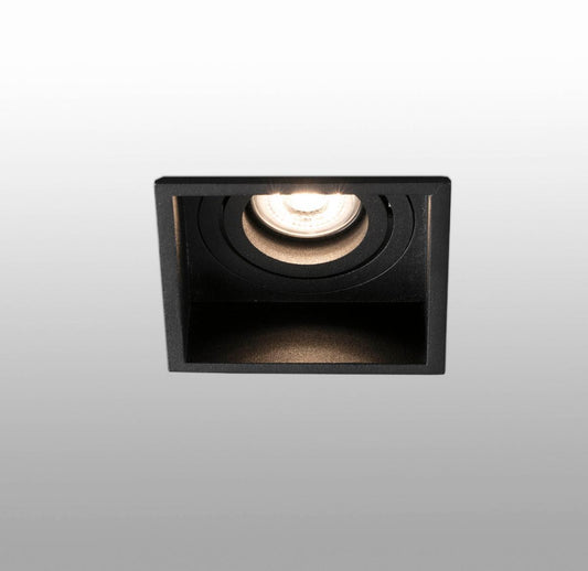 Spot encastrable Spot encastrable orientable HYDE carré noir Faro Lumisign