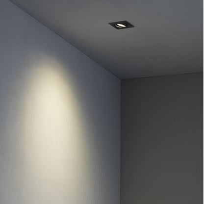 Spot encastrable Spot encastrable orientable RADON carré noir Faro Lumisign