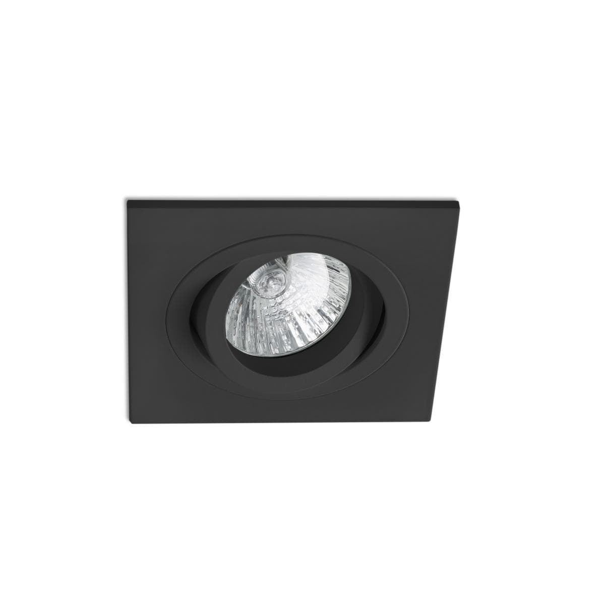 Spot encastrable Spot encastrable orientable RADON carré noir Faro Lumisign