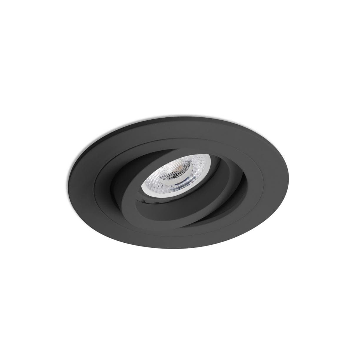 Spot encastrable Spot encastrable orientable RADON rond noir Faro Lumisign