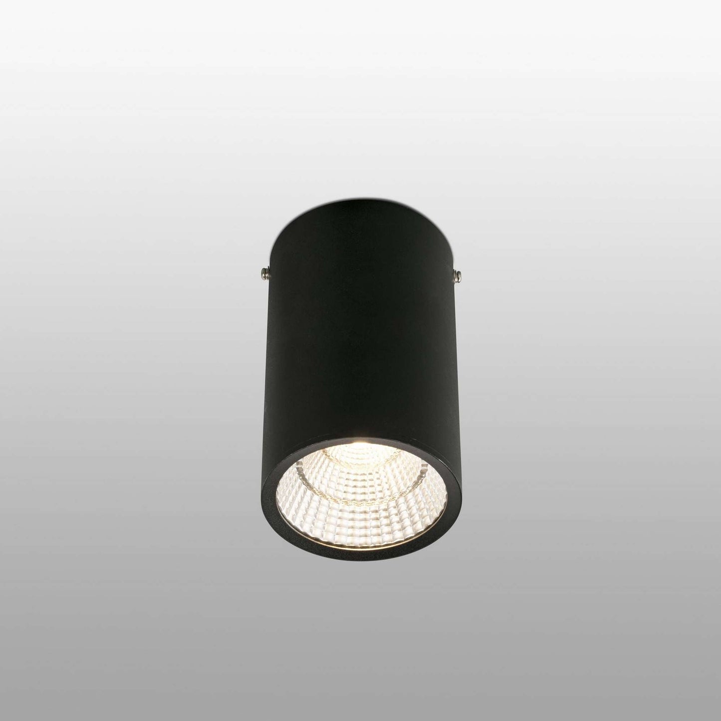 Spot en saillie Spot LED en saillie REL noir 25W diamètre 100 mm Faro Lumisign