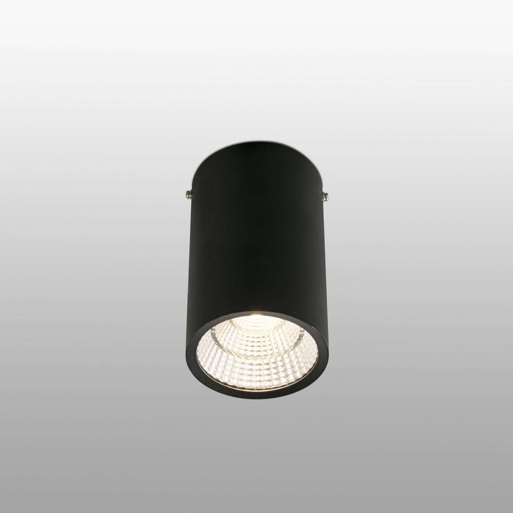 Spot en saillie Spot LED en saillie REL noir 25W diamètre 100 mm Faro Lumisign