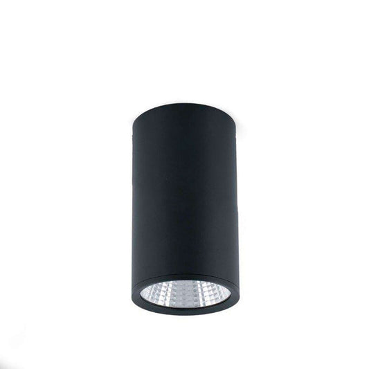Spot en saillie Spot LED en saillie REL noir 25W diamètre 100 mm Faro Lumisign