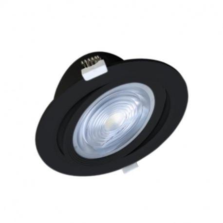 Spot encastrable Spot noir encastrable orientable LED 18W éclairage chaud Miidex Lumisign
