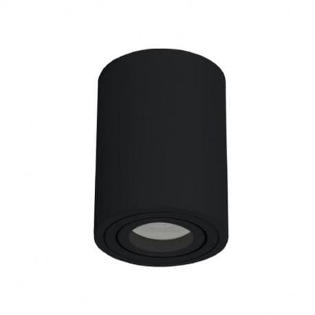 Spot en saillie Spot saillie rond noir orientable GU10 Miidex Lumisign