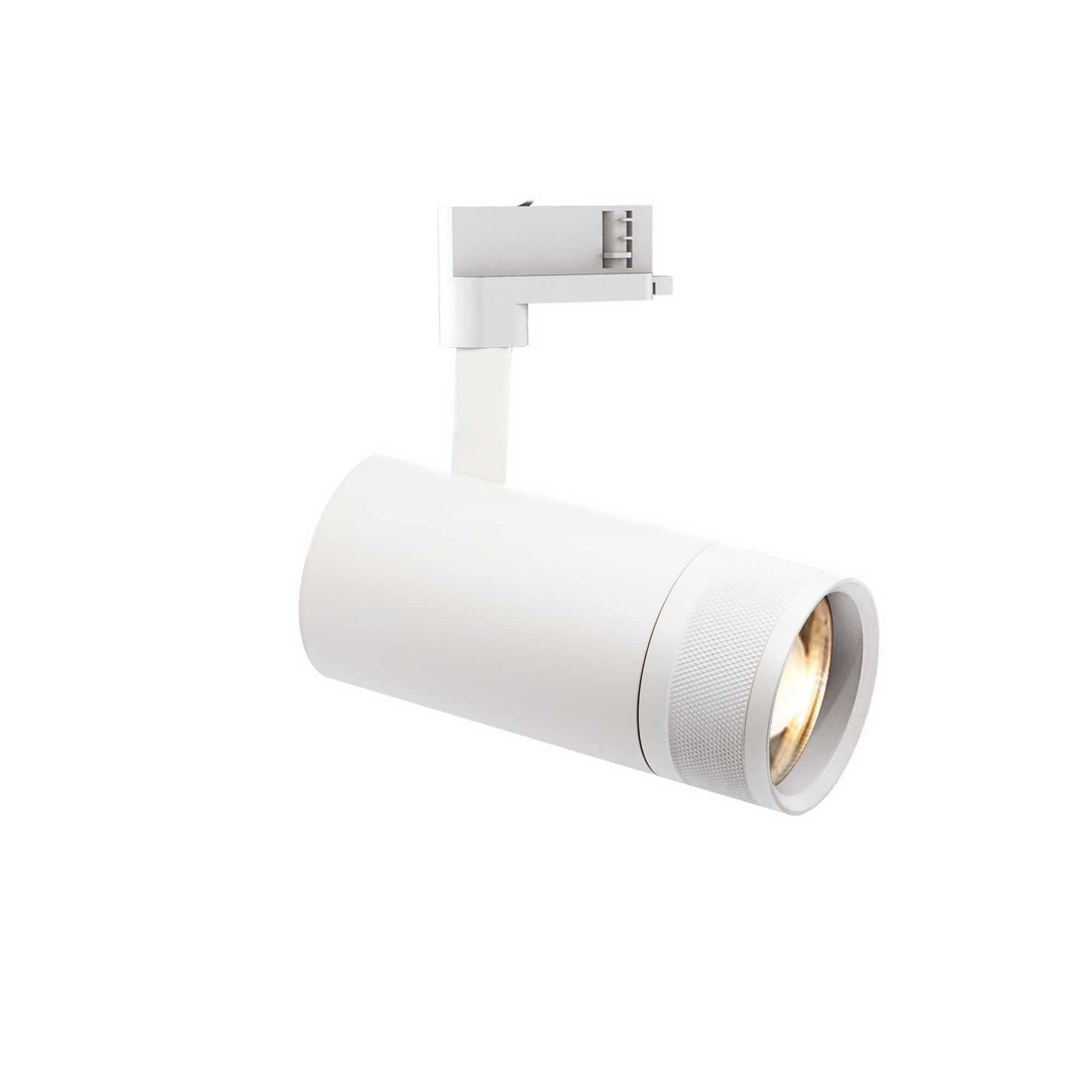 Spot sur rail Spot sur rail 3 allumages EOS 15W faisceau réglable 20-55° dimmable Idéal-lux Lumisign