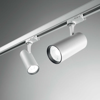 Spot sur rail Spot sur rail 3 allumages FOX 15W 3000K blanc ou noir dimmable Idéal-lux Lumisign