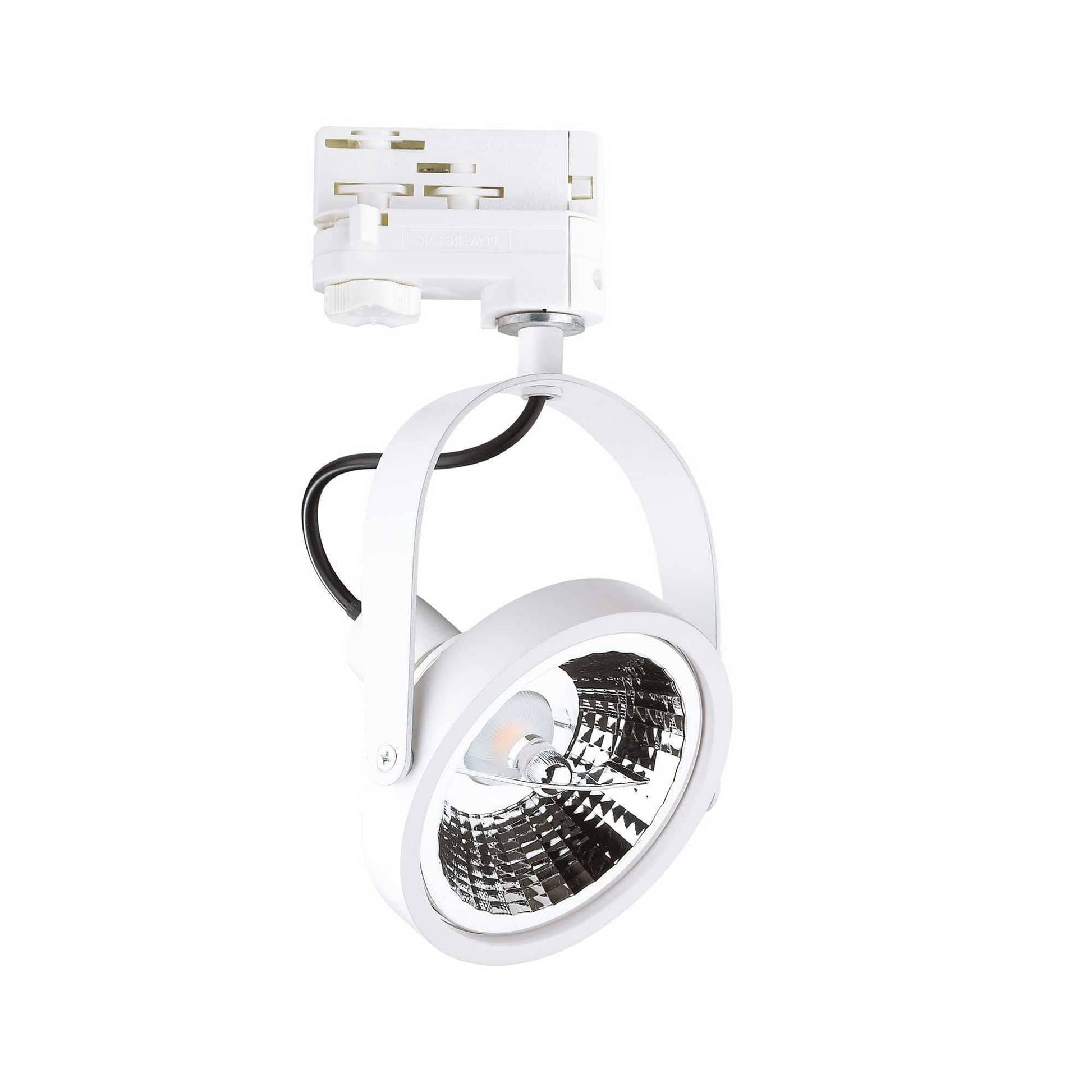 Spot sur rail Spot sur rail GILM blanc ampoule ES111 Idéal-lux Lumisign