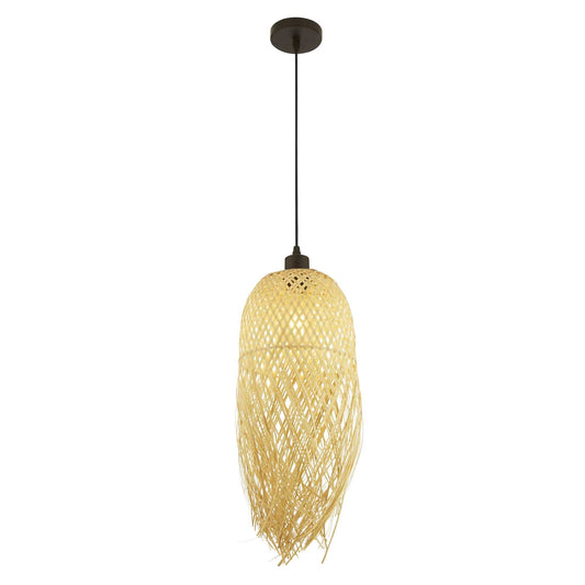 Suspension Suspension BALI bambou nature Marque Searchlight Lumisign