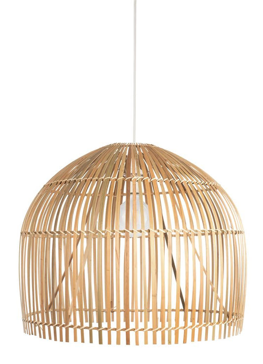 lustre Suspension BALI dôme de bambou Marque Searchlight Lumisign