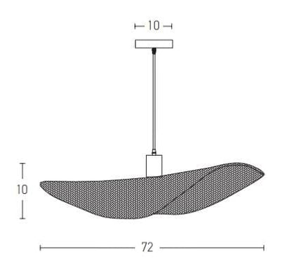 Suspension Suspension bambou Zambelis réf 20241 long 72 cm Zambelis Lumisign