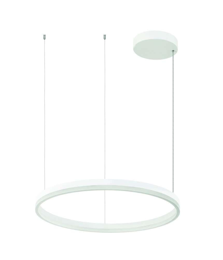 Suspension Suspension cercle LED Zambelis 20261 blanche Ø 60 cm Zambelis Lumisign