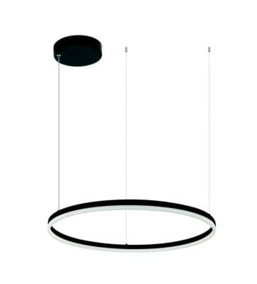 Suspension Suspension cercle LED Zambelis 20262 noire Ø 80 cm Zambelis Lumisign