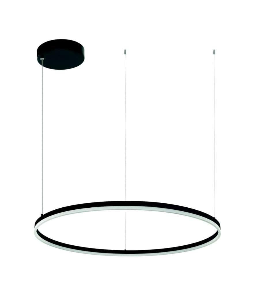 Suspension Suspension cercle LED Zambelis 20264 noire Ø 120 cm Zambelis Lumisign