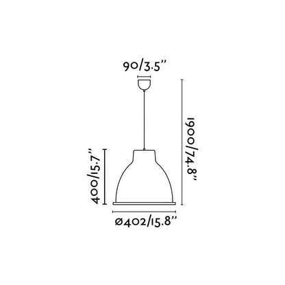 Suspension Suspension CHARLOTTE blanche Faro Lumisign