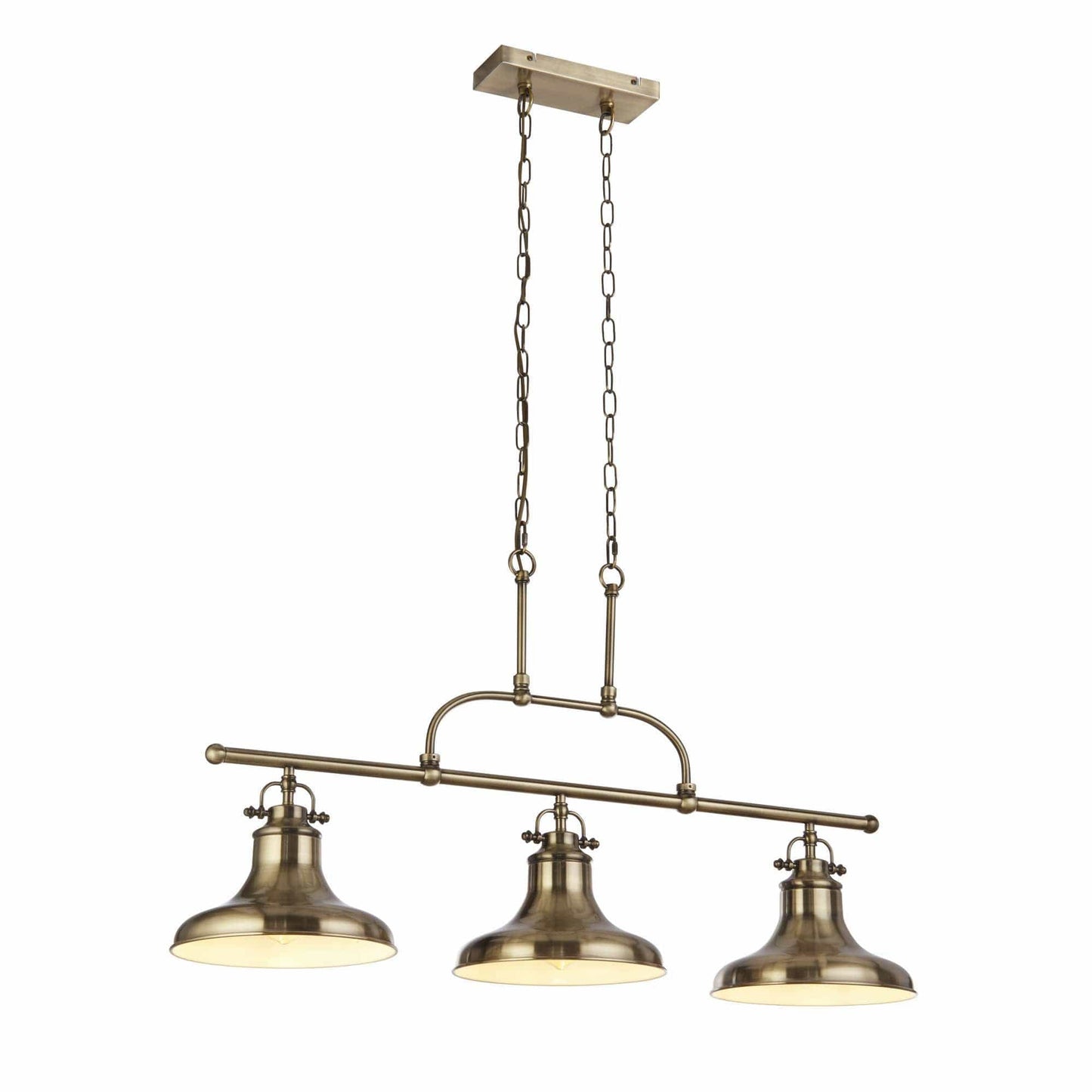 Suspension Suspension DALLAS laiton antique Marque Searchlight Lumisign