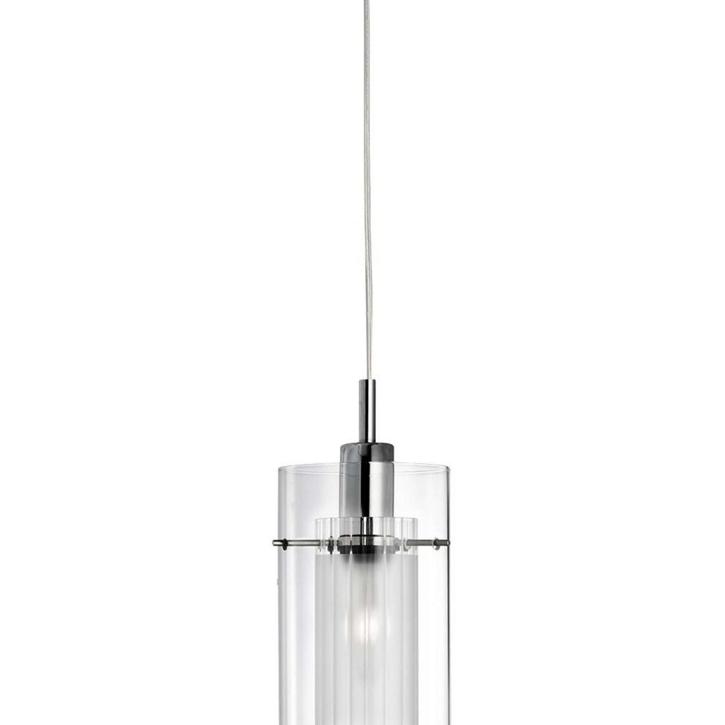 Suspension Suspension DUO-I 3 lampes transparentes Marque Searchlight Lumisign