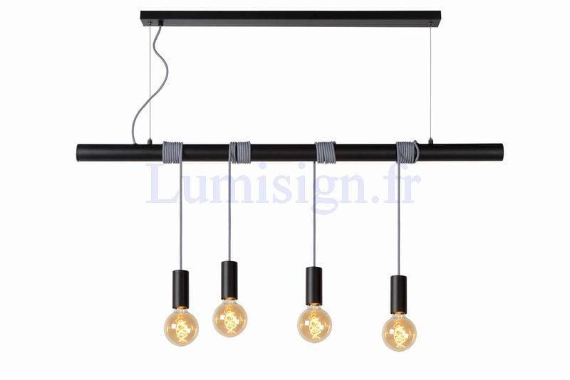 Suspension Suspension JAIME noire Lucide Lumisign