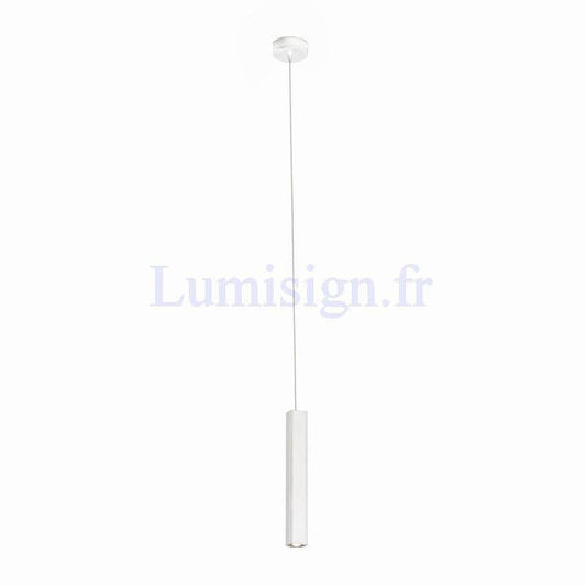 Suspension Suspension LED LISE blanche Faro Lumisign