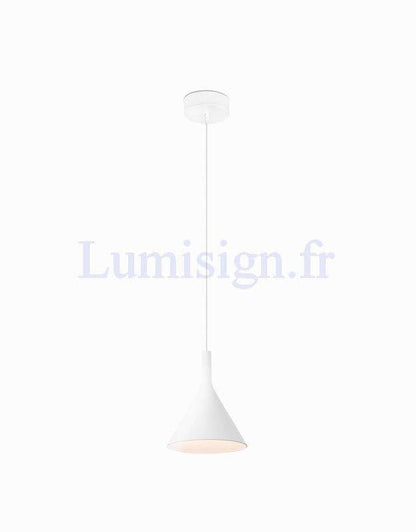 Suspension Suspension LED PAM blanche ou noire/or Faro Lumisign