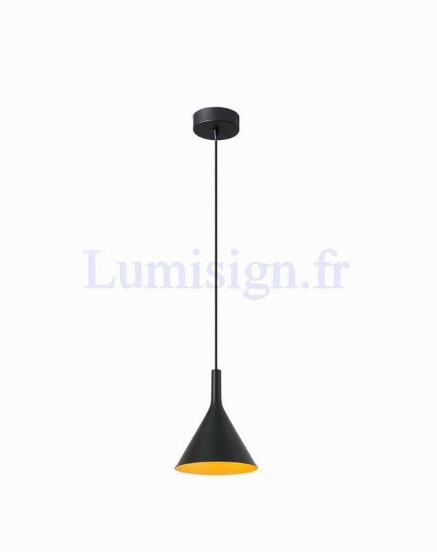 Suspension Suspension LED PAM blanche ou noire/or Faro Lumisign