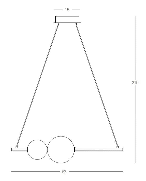 Suspension Suspension LED Zambelis 22109 verre fumé effet miroir Zambelis Lumisign