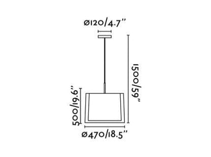 Suspension Suspension SABA-g Faro Lumisign