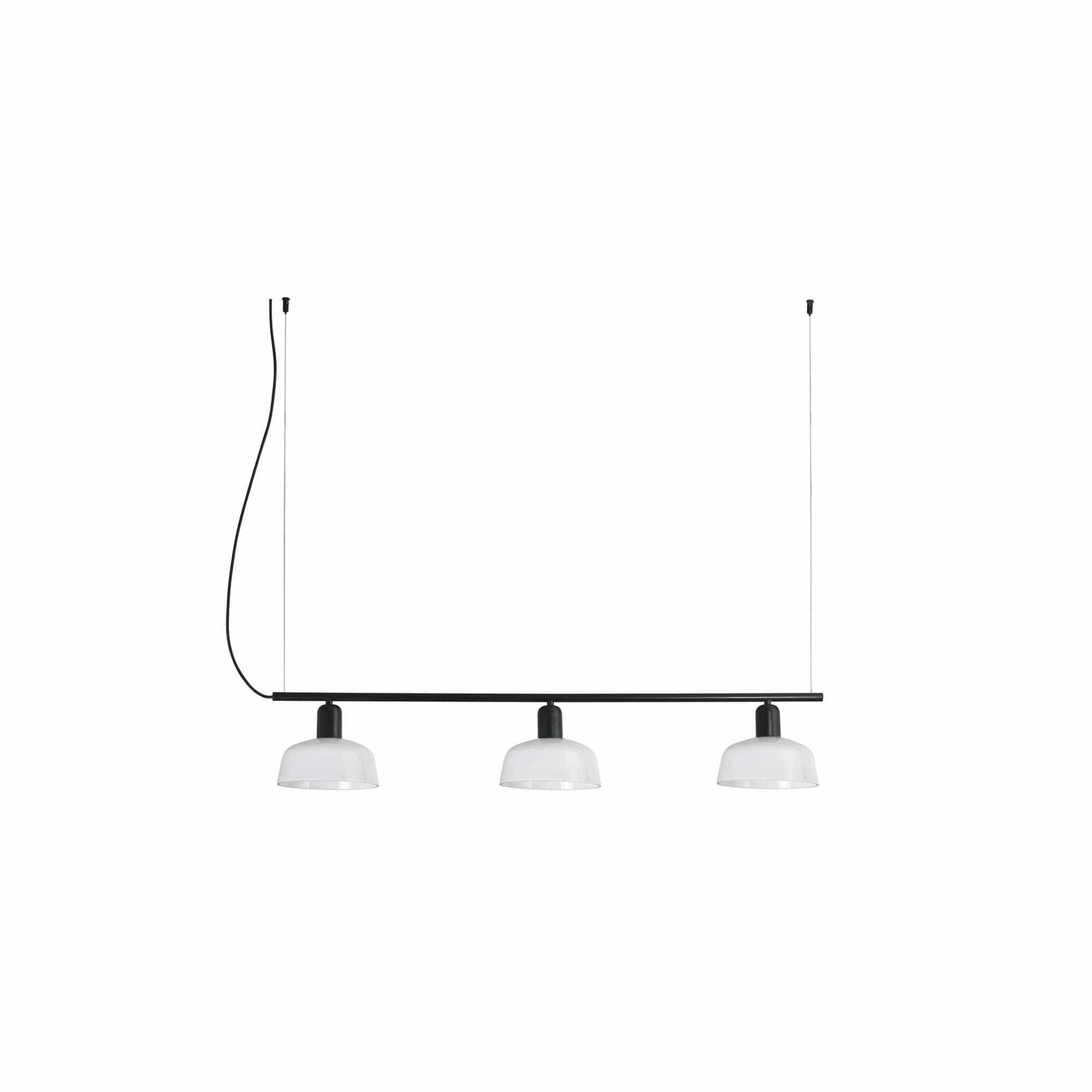 Suspension Suspension TATAWIN verre opale Ø 184 mm Faro Lumisign