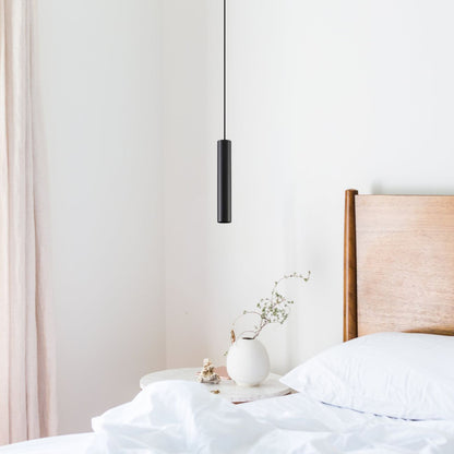 Suspension design LED filaire noire – Ideal Lux Tube SP D6