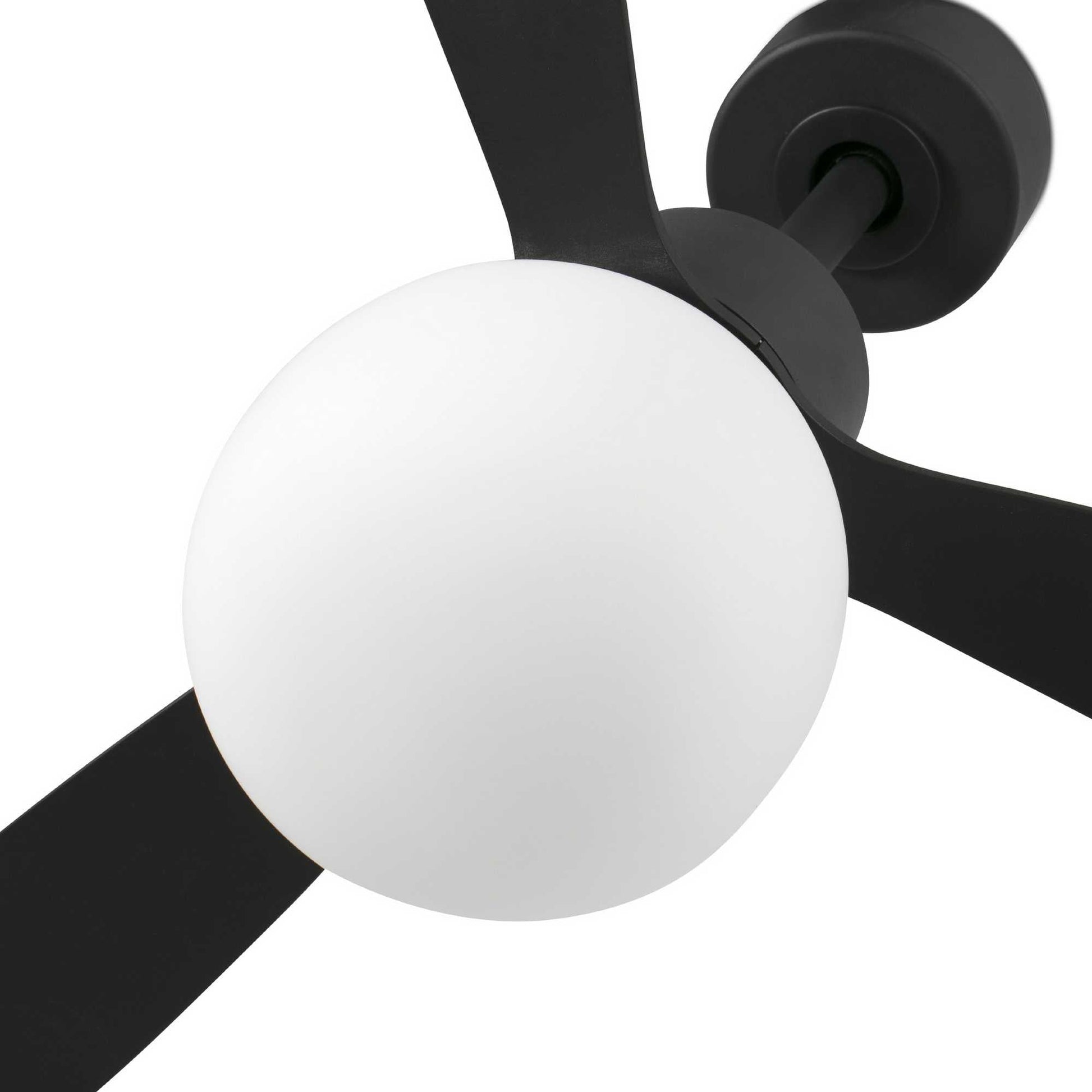 ventilateur de plafond Ventilateur de plafond AMELIA-L BALL LED noir Faro Lumisign