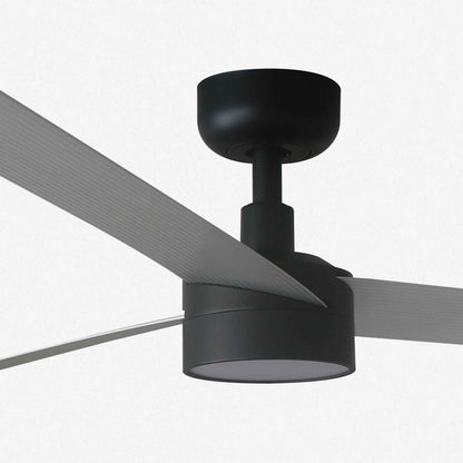 Ventilateur de plafond CRUISER XL noir pales alu avec luminaire