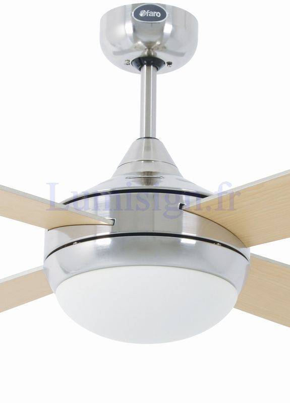 ventilateur de plafond Ventilateur de plafond ICARIA nickel mat Faro Lumisign