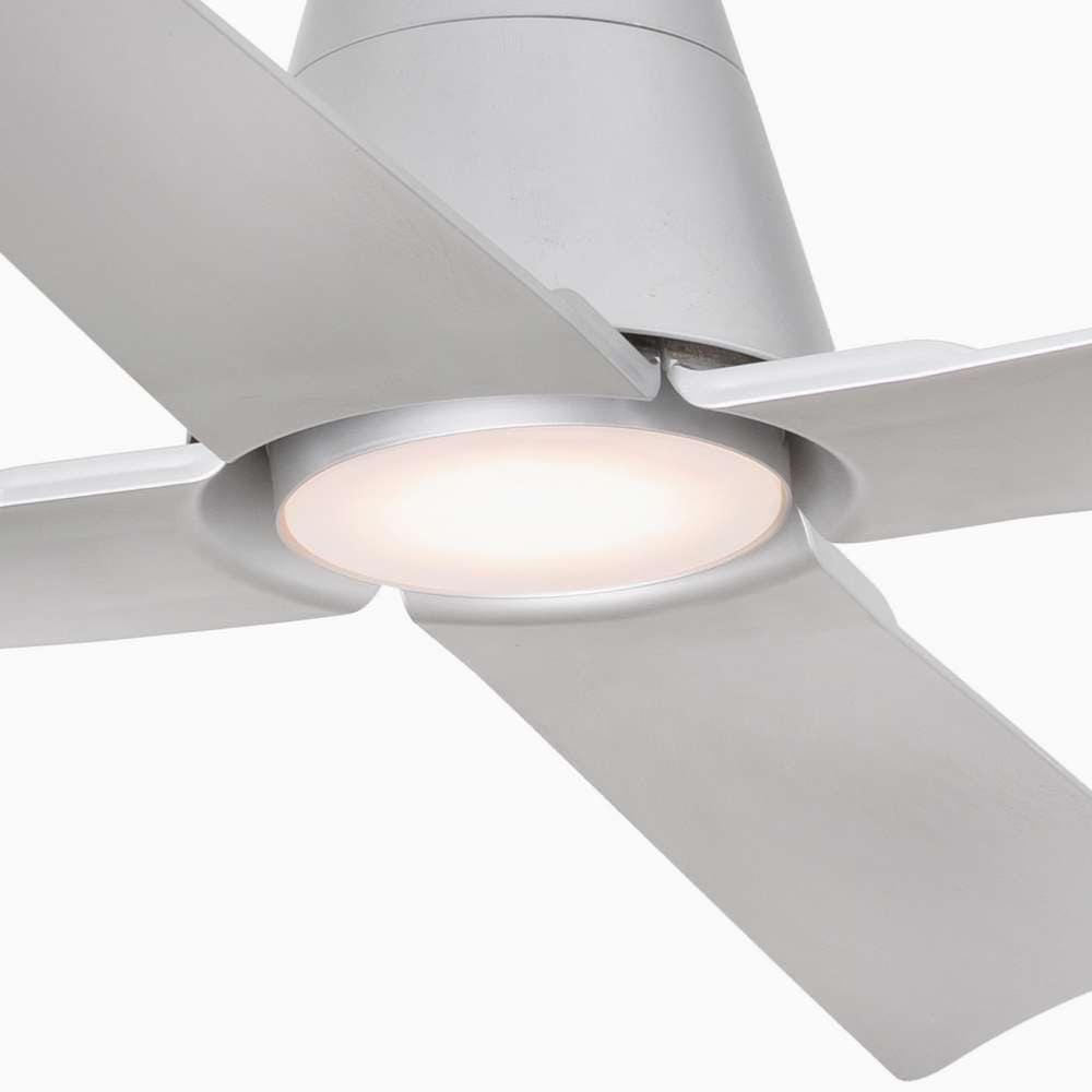 ventilateur de plafond Ventilateur de plafond intérieur/ extérieur TYPHOON gris avec luminaire Faro Lumisign