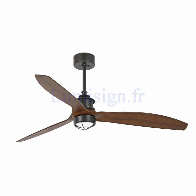 ventilateur de plafond Ventilateur de plafond JUST FAN marron Faro Lumisign