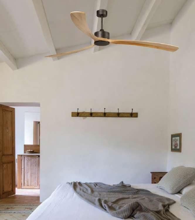 ventilateur de plafond Ventilateur de plafond KAUAI pales bois massif Faro Lumisign