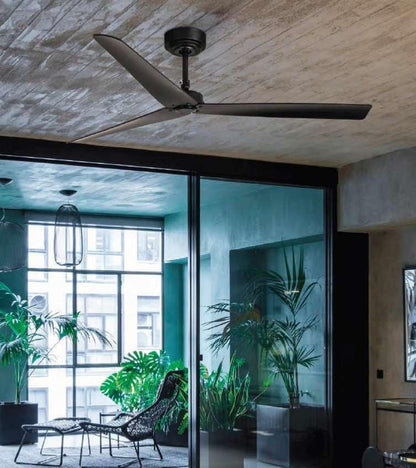 ventilateur de plafond Ventilateur de plafond MILOS noir Faro Lumisign