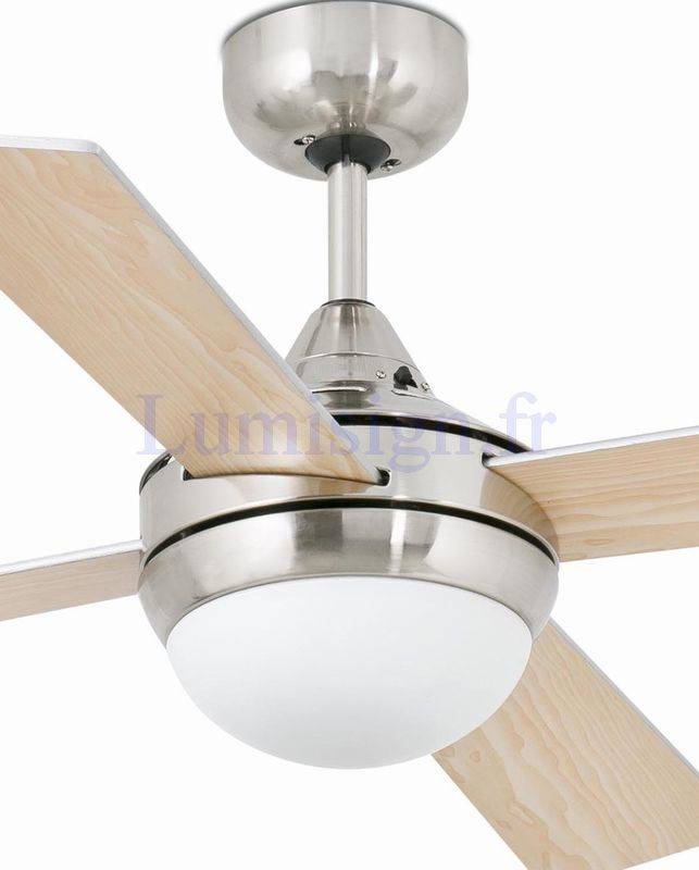 ventilateur de plafond Ventilateur de plafond MINI-ICARIA nickel mat Faro Lumisign