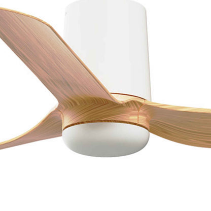 Ventilateur de plafond mini PUNT TUB blanc bois clair