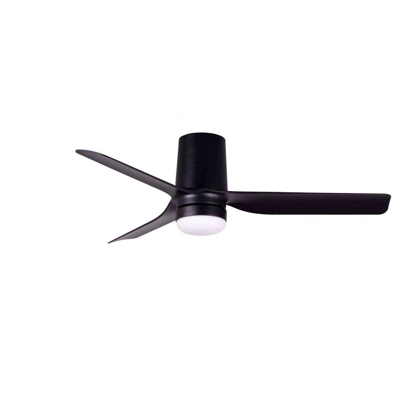 Ventilateur de plafond mini PUNT TUB noir avec luminaire