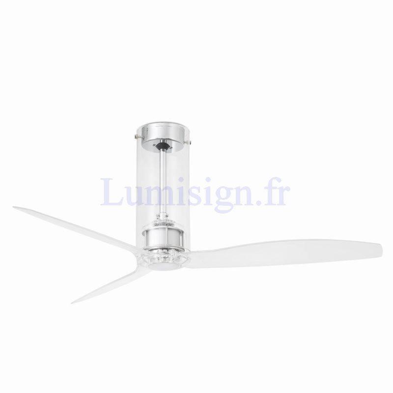 ventilateur de plafond Ventilateur de plafond TUBE transparent Faro Lumisign