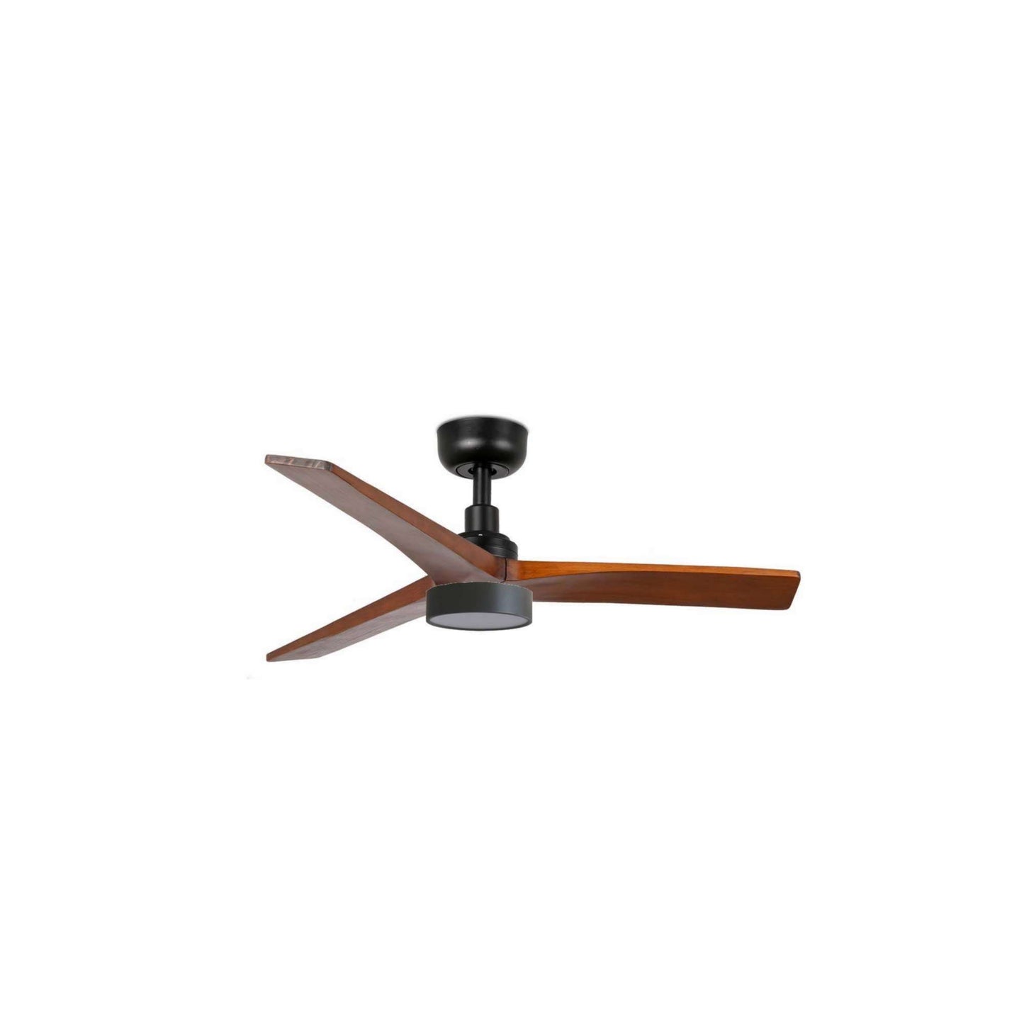 Ventilateur de plafond avec led KLIM-S Ø 925 mm noir pales noyer 