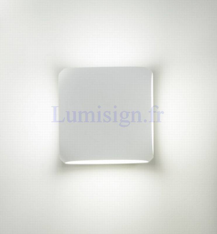 Applique extérieure LED BU-OH blanche - Lumisign
