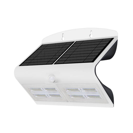 Applique extérieure LED solaire avec détecteur 6.8W blanche - Lumisign