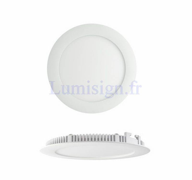 Spot encastrable LED blanc 18W Ø225 éclairage chaud - Lumisign